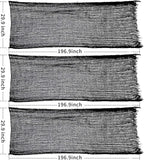 3-Pack Black Creepy Cloth Halloween Decoration Set – 16.4 Yards Spooky Fabric for Indoor & Outdoor Décor