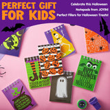 JOYIN 48 PCS Halloween Spooky Notepad Set in 8 Designs, Halloween Note Pads for Kids Trick or Treating, Stationery Prizes and Treats, Goodies Bags Fillers, School Classroom Party Favors Supplies Gifts
