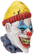 Evil Clown Latex Mask – Multicolor Overhead Horror Mask with Realistic Foam Details by Rubie’s (One Size)