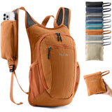 Uselike 10L Lightweight Packable Hiking Backpack – Compact Travel Daypack, Orange