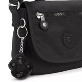 Kipling Sabian Mini Crossbody Bag – Lightweight Water-Resistant Everyday Shoulder Purse (Black Noir)