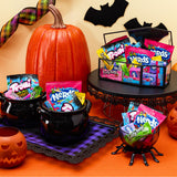 Halloween Candy Variety Pack – 180 Count Assorted Favorites (NERDS, Trolli, SweeTARTS, Laffy Taffy & More) – Individually Wrapped Treats