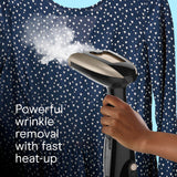 Conair Turbo ExtremeSteam Black Professional Handheld Garment Steamer 1875W with Precision Aluminum Soleplate