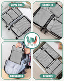 4-Piece Packing Cube Set for Suitcases – Lightweight Travel Organizers with Breathable Mesh for Clothes, Shoes & Accessories