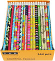 144-Count Assorted Color #2 HB Pencils with Erasers