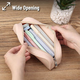 Easy-Clean Silicone Pencil and Makeup Pouch