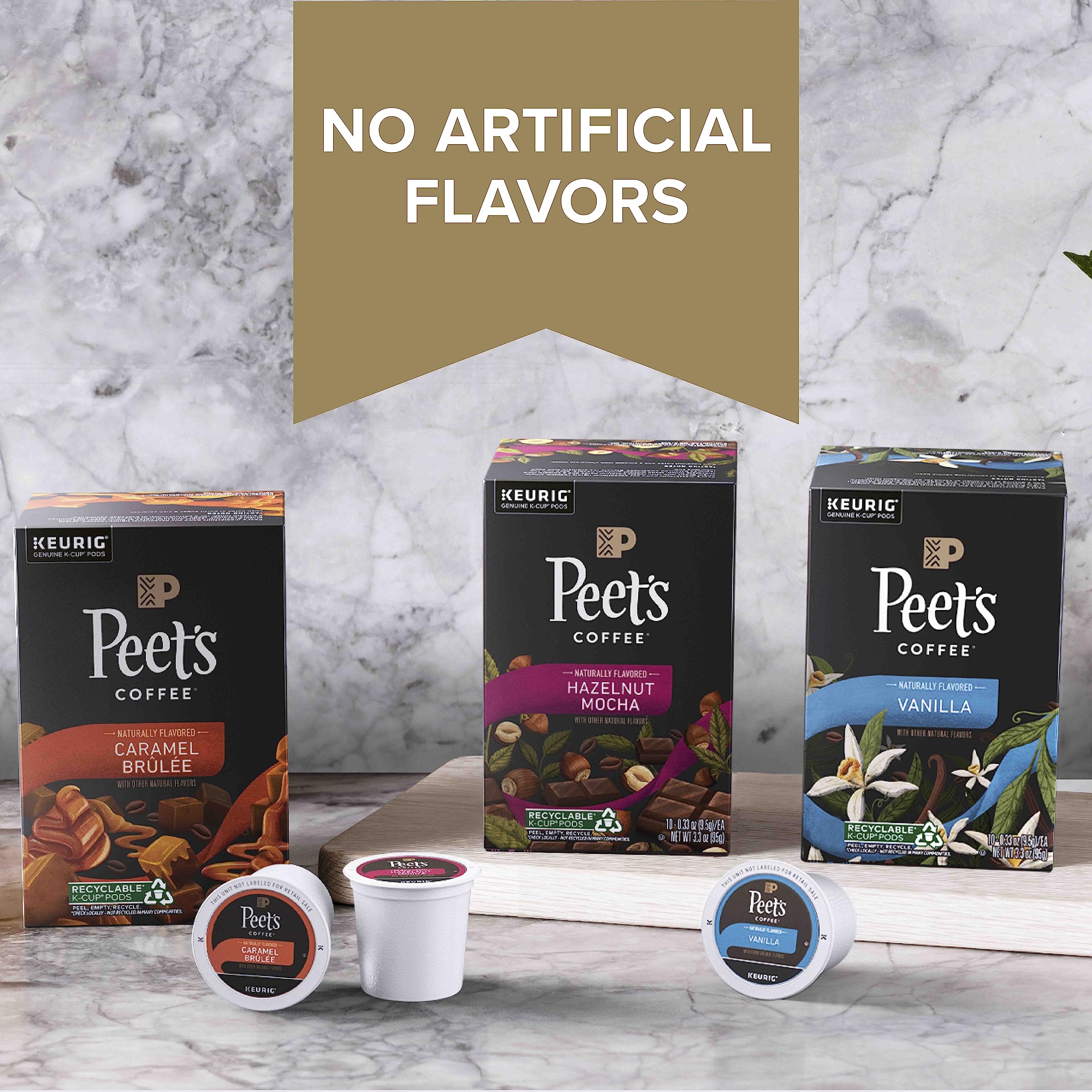 Peet’s Coffee Pumpkin Spice Flavored K-Cup Pods – Light Roast Seasonal Coffee (22 Count)