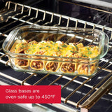 Brilliance Glass Food Storage Containers Set – Airtight Leak-Proof Glass with Vented Lids (18-Piece)