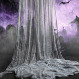 400" x 40" Gray Creepy Cloth – Halloween Spooky Gauze Fabric for Haunted House, Party & Scary Decor