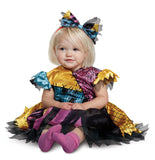 Toddler Sally Costume – Disney The Nightmare Before Christmas Dress & Headpiece 🎃💜