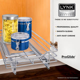 Lynk Professional Pull-Out Cabinet Organizer – Heavy-Duty Sliding Drawer Shelf with ProGlide System
