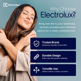 Electrolux Black Professional Handheld Garment Steamer with Ceramic Soleplate and Advanced Leak-Proof Steam Technology