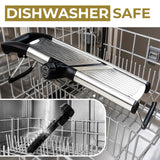 Adjustable Mandoline Vegetable Slicer – Professional Precision Food Slicer with Safety Gloves