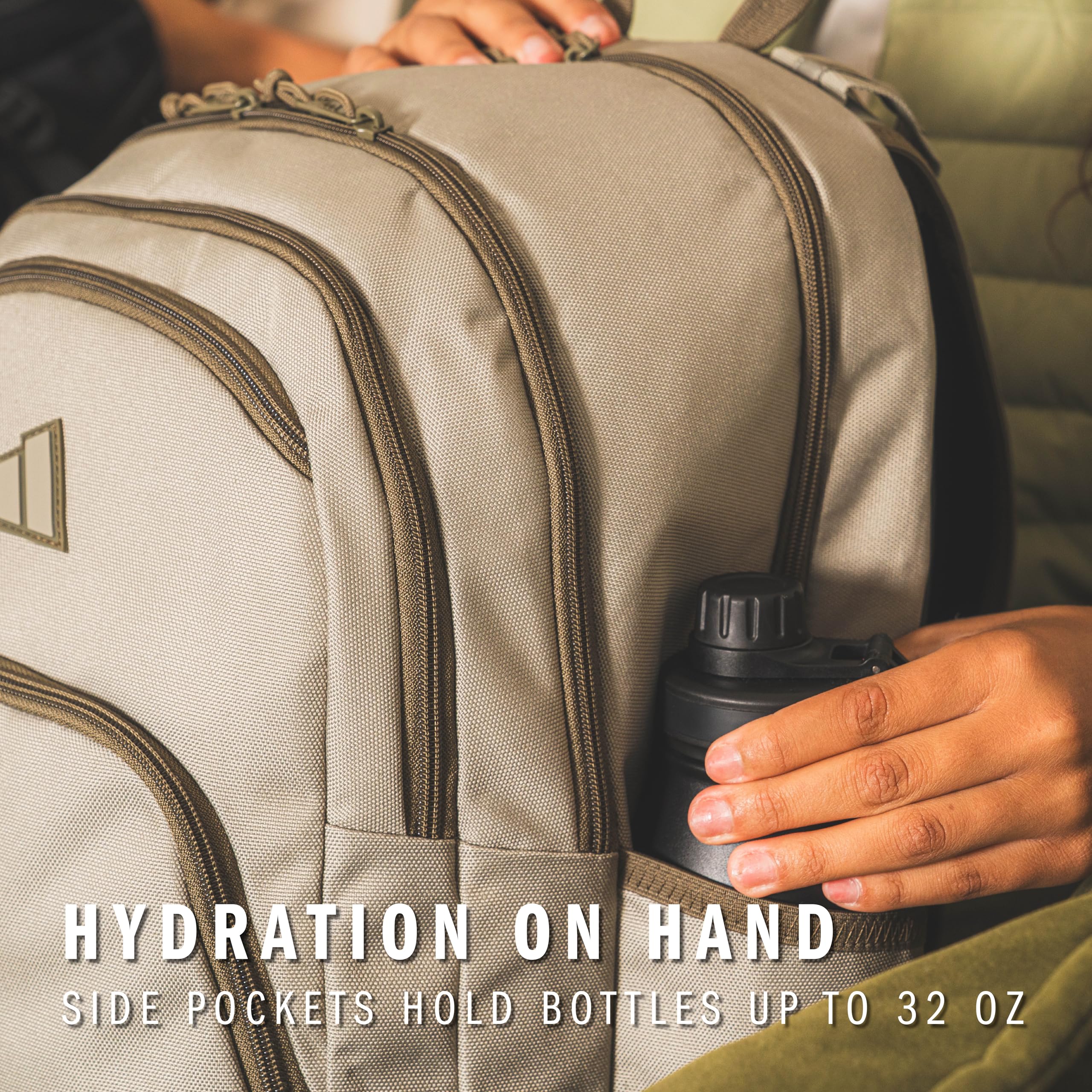 adidas Prime Backpack – Laptop Backpack for Work, Travel & Everyday Use (Unisex)