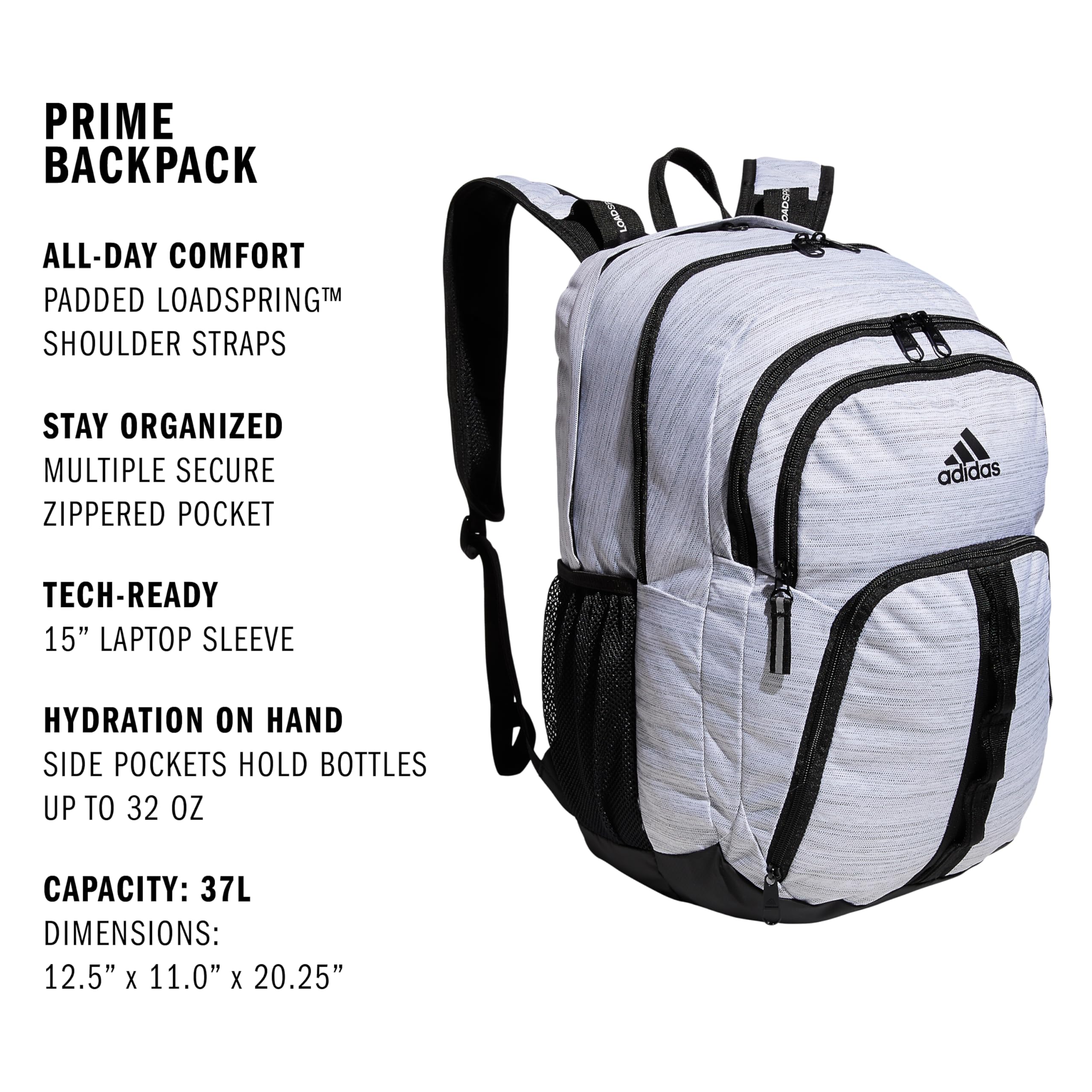 Prime 6 Backpack with Laptop Sleeve – Extra Large Two-Tone School & Daily Backpack