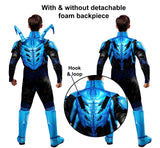 Blue Beetle Deluxe Adult Costume – Official DC Superhero Jumpsuit with Scarab & Mask