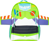 Green Winged Character School Backpack with Front Pocket