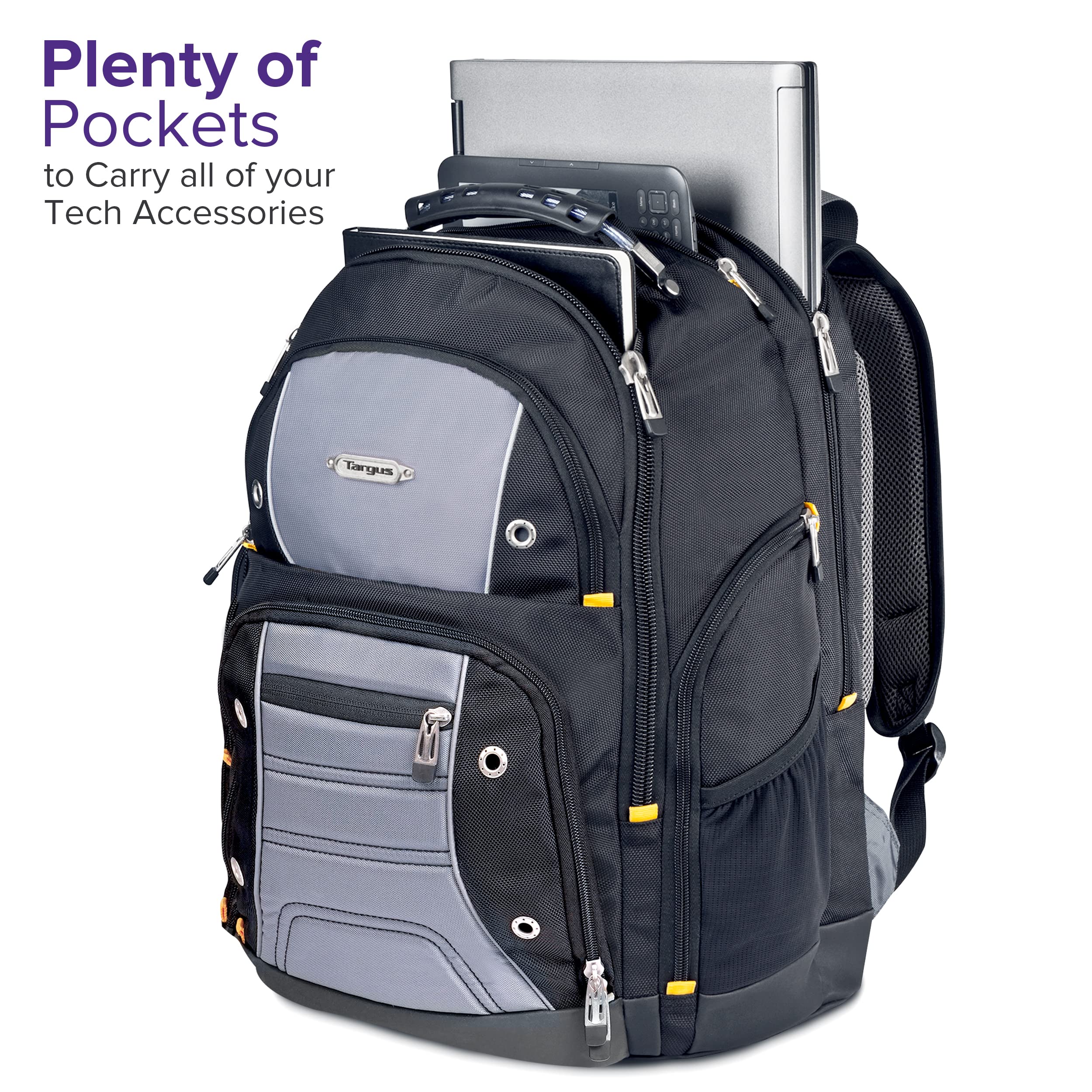 Targus Drifter II 17.3” Laptop Backpack – Heavy Duty Water-Resistant Business & Travel Bag