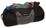 Outdoor Products Utility Duffel Bag – Extra Large Water-Resistant Gear & Travel Duffle with Multiple Pockets (Black)