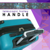 Travelers Club Chicago Hardside Expandable Carry-On Luggage 20”, 360° Spinner Wheels Cabin Suitcase (Teal)