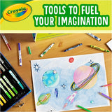 140-Piece Space-Themed Kids Art Case and Coloring Set