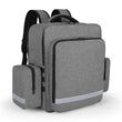 TRUNAB Emergency Medical Backpack – Modular EMT-Style Organizer with Detachable Side Pockets & Non-Slip Base (Grey)