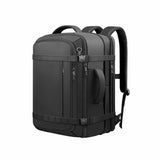 Expandable 40–50L Carry-On Travel Backpack with Cable Port – 17.3″ Laptop Weekender & Business Backpack