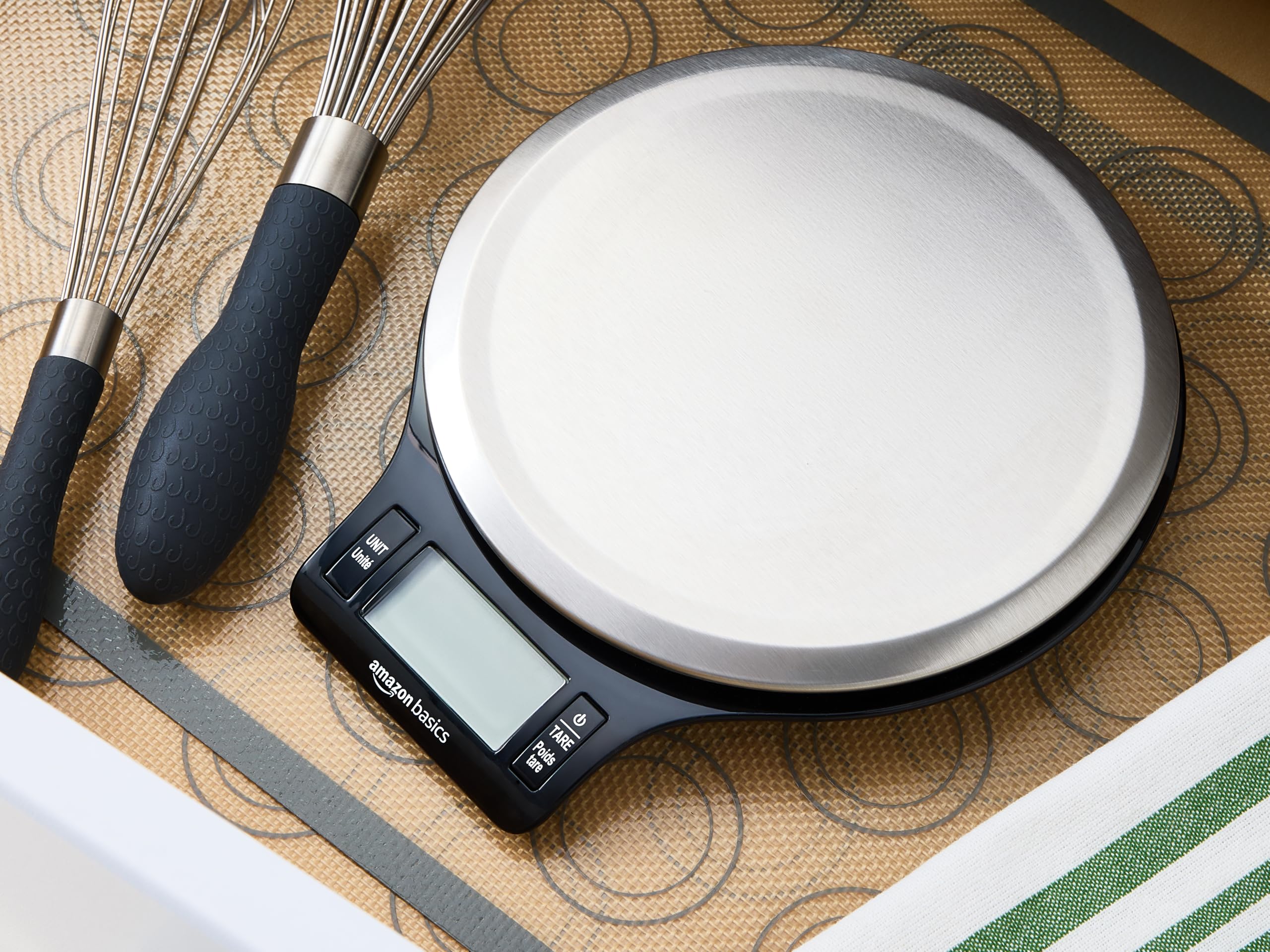 Digital Kitchen Scale with Stainless Steel Platform – Precision Food Scale with LCD Display