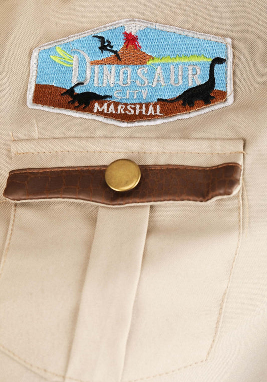 Women’s Paleontologist Explorer Costume – Jurassic Safari Outfit with Shirt, Shorts & Safari Hat 🦕🧭✨