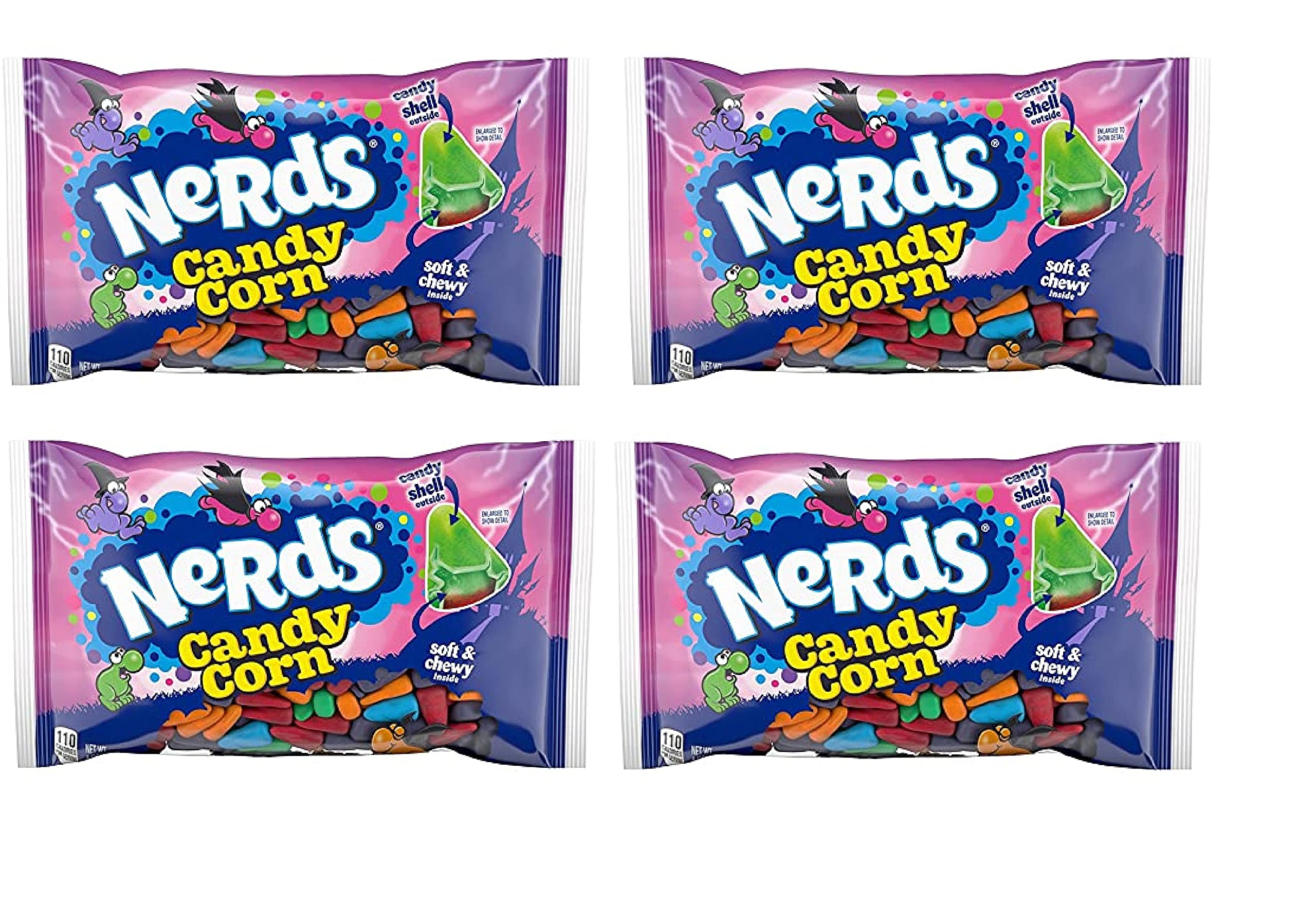 Nerds Candy Corn – Halloween Fruity Candy Mix with Soft Chewy Centers (32 oz / 2 lbs)