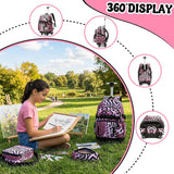 16.5-Inch Rolling School Backpack Set with Lunch Bag