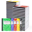Feela Mini Composition Notebooks – 70 Pack Pocket Size Lined Journals in 5 Solid Colors (4.5” x 3.25”)