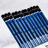 12-Piece Graphite Drawing Pencil Set from 6H to 8B