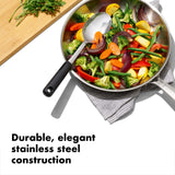 6-Piece Stainless Steel Prep & Serve Utensil Set with Holder – Elegant Kitchen-to-Table Design