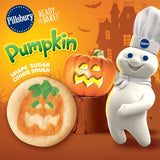 Pillsbury Ready-to-Bake Pumpkin Shape Sugar Cookies – Safe-to-Eat Raw Halloween Dough (9.1 oz / 20 Cookies)