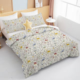 3-Piece Mushroom Decoration Comforter Set – Soft Microfiber, Includes Comforter & 2 Pillowcases, Available in Twin/Full/Queen/King