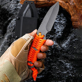 Rope-Tying Knife – Compact Rigging Tool with Folding Blade & Marlin Spike