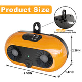 Ultrasonic Dog Bark Deterrent – Anti-Barking Device with 3 Modes, 50ft Range for Indoor & Outdoor Training