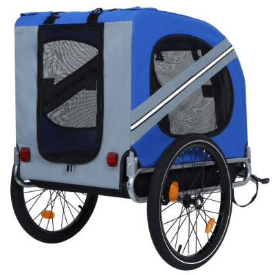 Large Folding Bike Trailer for Dogs – 120 lb Capacity All-Terrain Pet Carrier