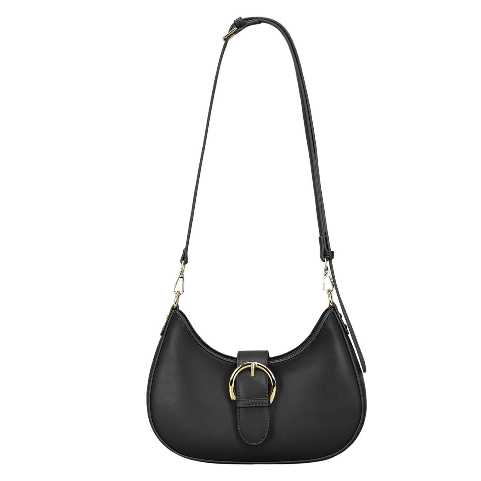 Fashion Los Angeles 0386 Series – Women’s Shoulder Bag in Black & Brown