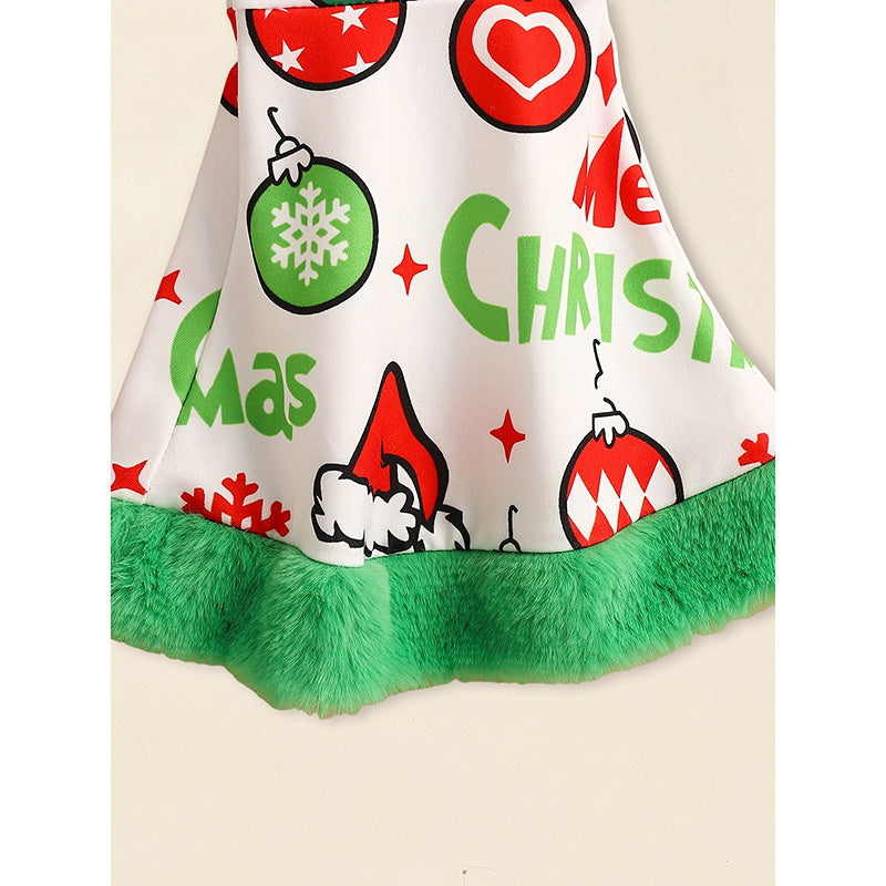 Toddler Baby Girls Christmas Clothes Ruffle Long Sleeve Heart Print Top, Flared Pants & Matching Headband Outfit Set