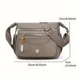 Women’s Multi-Pocket Waterproof Crossbody Bag – Shoulder Travel Purse for Everyday Use