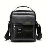 Vintage Canvas Crossbody Sling Bag - Unisex Shoulder Bag for Travel & Daily Commuting