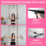 Professional Yoga & Pilates Bar Kit – 18-Piece Full Body Workout Set with Ab Roller & Resistance Bands 🧘‍♀️💪🔥