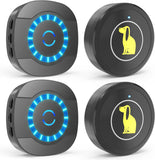Adjustable Waterproof Dog Doorbell – Touch-Activated Potty Training Bell with Long-Range & Custom Tones