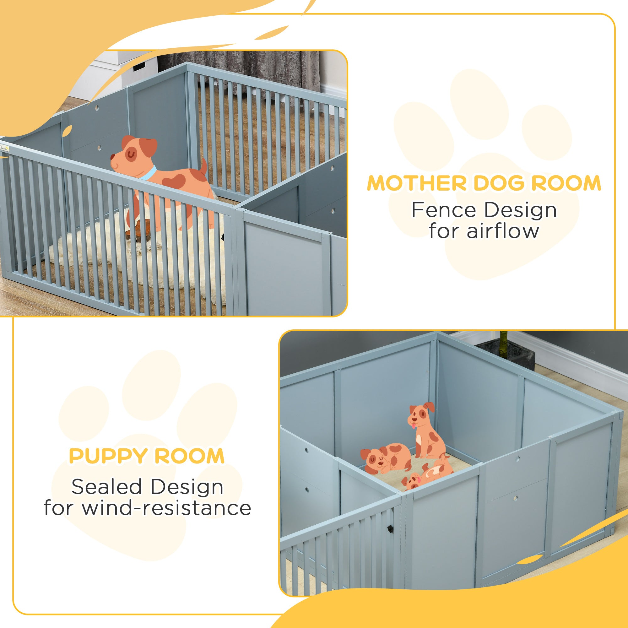 Dog Egg Crate – Comfortable Whelping Bed for Mothers & Newborn Puppies, Soft Cushioning & Easy-to-Clean Design