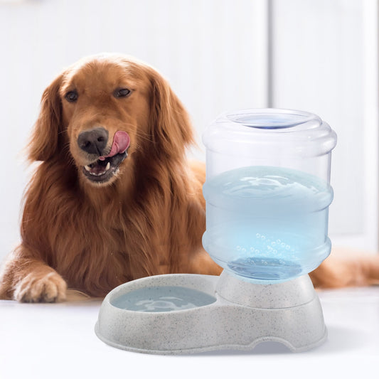 3.5L / 1 Gallon Pet Water Dispenser – Self-Dispensing Gravity Water Feeder for Dogs & Cats, Automatic Fresh Hydration