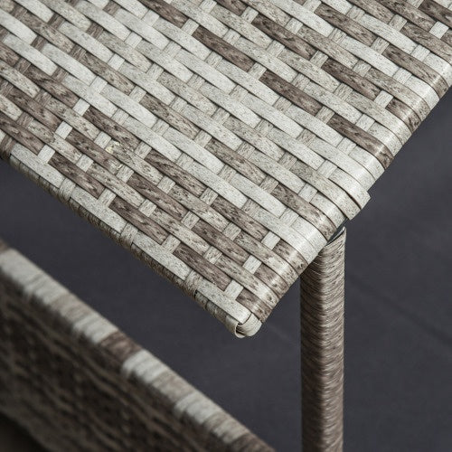 Outdoor Rattan Dog House with Canopy – Stylish Weatherproof Shelter for Small & Medium-Sized Dogs