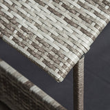 Outdoor Rattan Dog House with Canopy – Stylish Weatherproof Shelter for Small & Medium-Sized Dogs