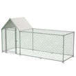 Poultry Habitat Cage – Secure Enclosure with Lid for Chicken Coop, Ducks & Small Animals, Outdoor Steel Wire Habitat